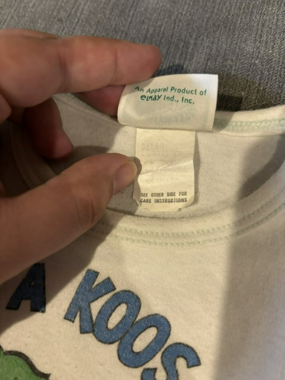 (4) Vintage Cabbage Patch Kids T-Shirts HUG A KOOSA 20 Years Baby Size 12 Months - Picture 5 of 10